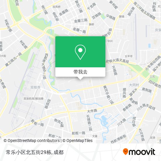 常乐小区北五街29栋地图