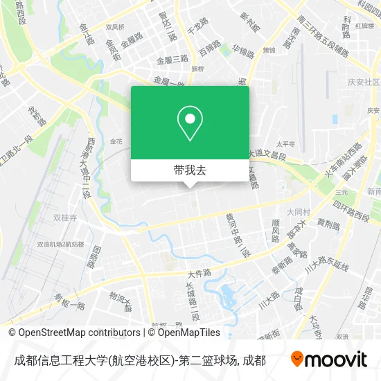 成都信息工程大学(航空港校区)-第二篮球场地图