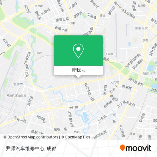 尹师汽车维修中心地图