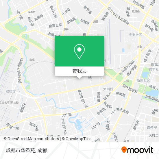 成都市华圣苑地图