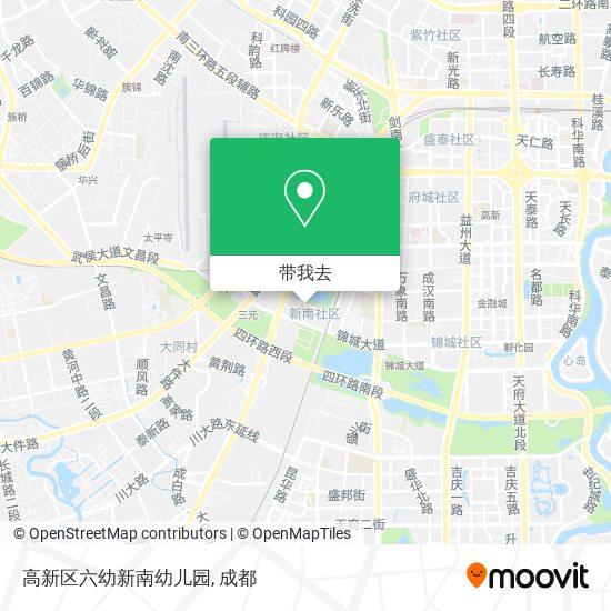 高新区六幼新南幼儿园地图