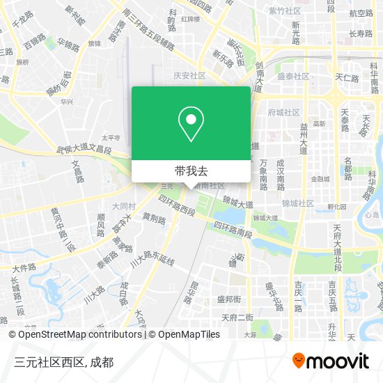 三元社区西区地图