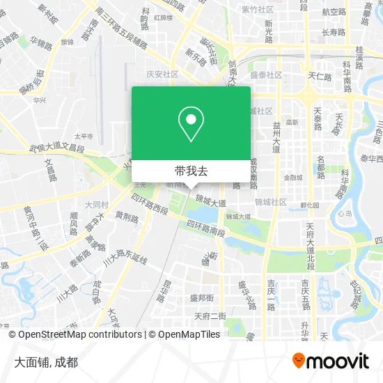 大面铺地图