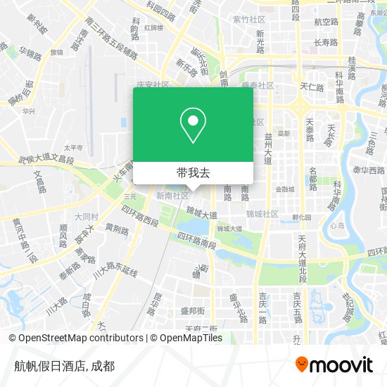 航帆假日酒店地图