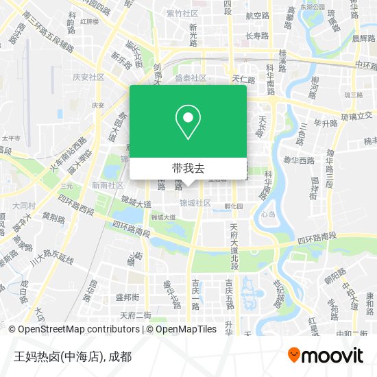 王妈热卤(中海店)地图