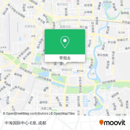 中海国际中心-E座地图