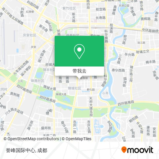 誉峰国际中心地图