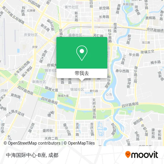 中海国际中心-B座地图