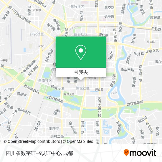 四川省数字证书认证中心地图