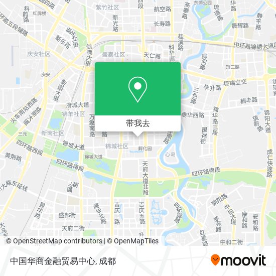 中国华商金融贸易中心地图