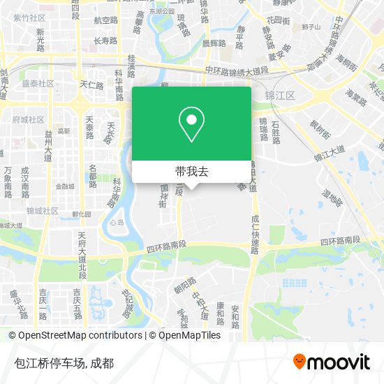 包江桥停车场地图