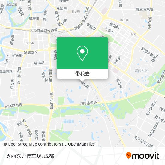 秀丽东方停车场地图