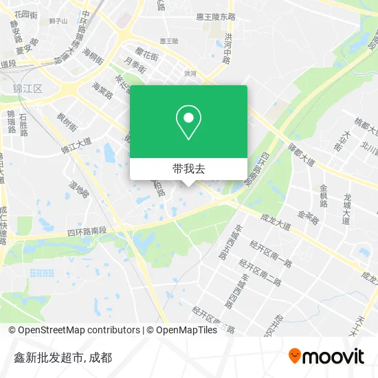 鑫新批发超市地图