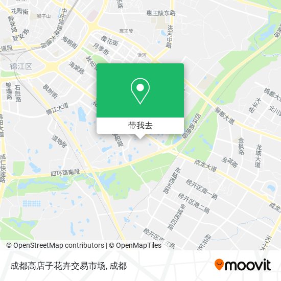 成都高店子花卉交易市场地图