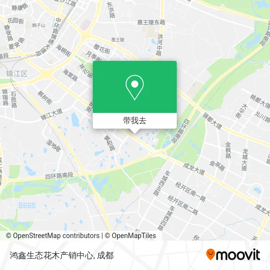 鸿鑫生态花木产销中心地图