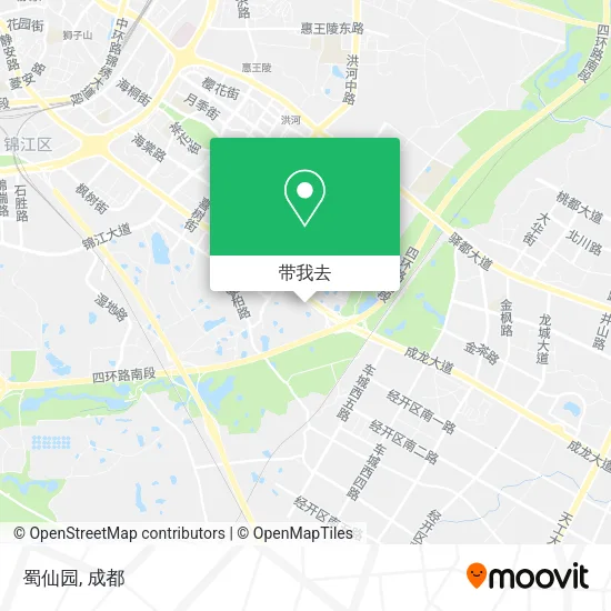蜀仙园地图