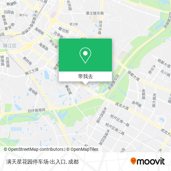 满天星花园停车场-出入口地图