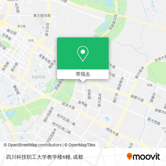 四川科技职工大学教学楼6幢地图