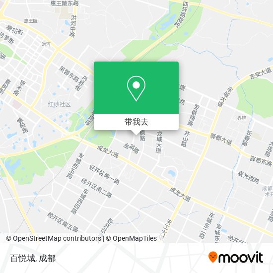 百悦城地图