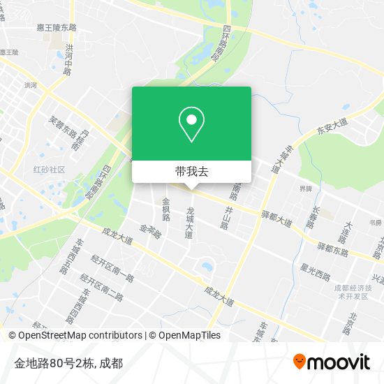 金地路80号2栋地图