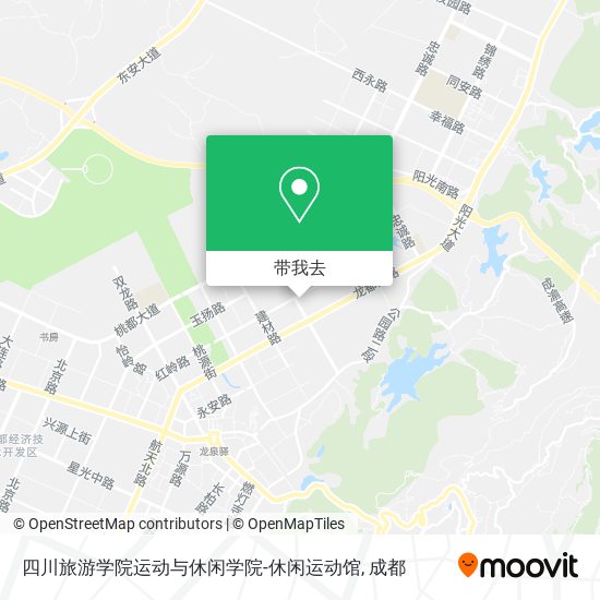 四川旅游学院运动与休闲学院-休闲运动馆地图