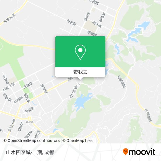 山水四季城-一期地图