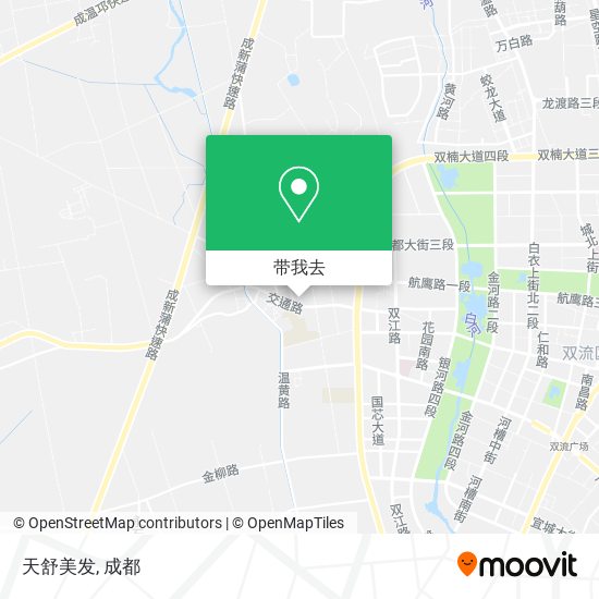 天舒美发地图