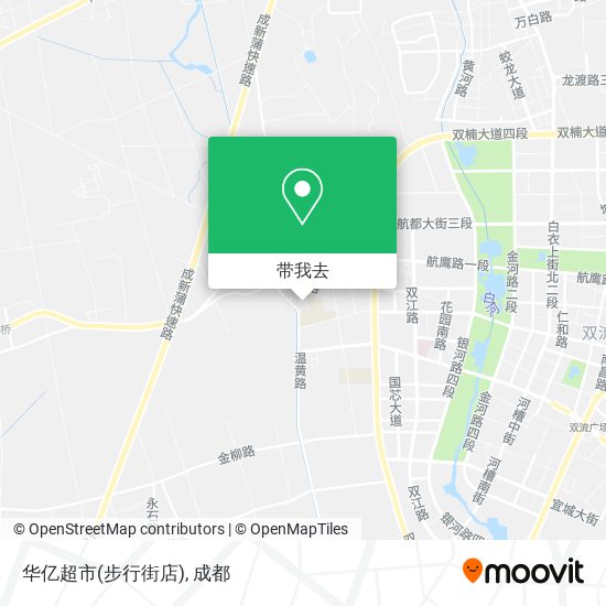 华亿超市(步行街店)地图