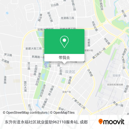 东升街道永福社区就业援助962110服务站地图