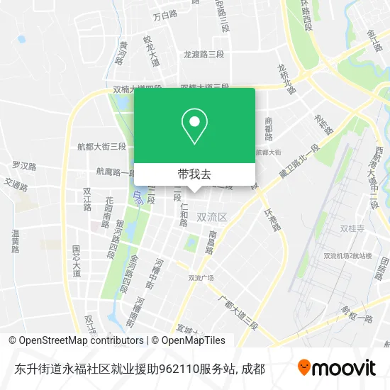 东升街道永福社区就业援助962110服务站地图