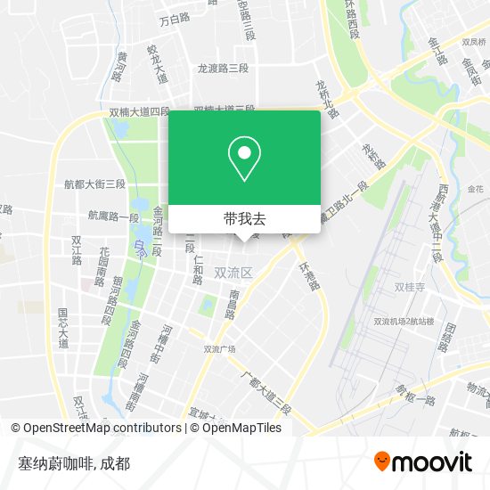 塞纳蔚咖啡地图