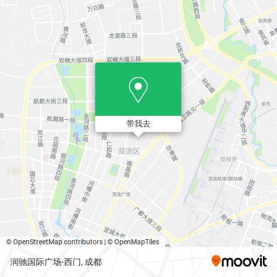 润驰国际广场-西门地图