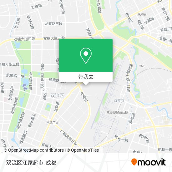 双流区江家超市地图
