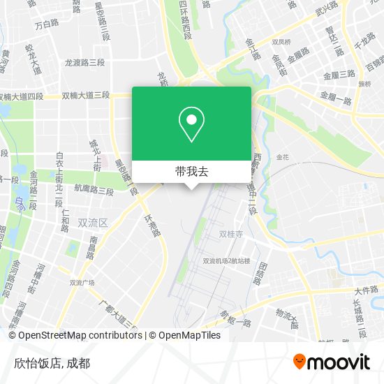 欣怡饭店地图