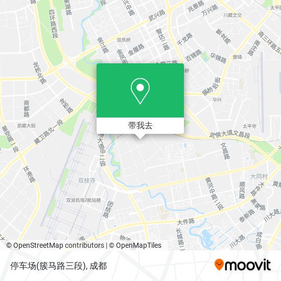 停车场(簇马路三段)地图
