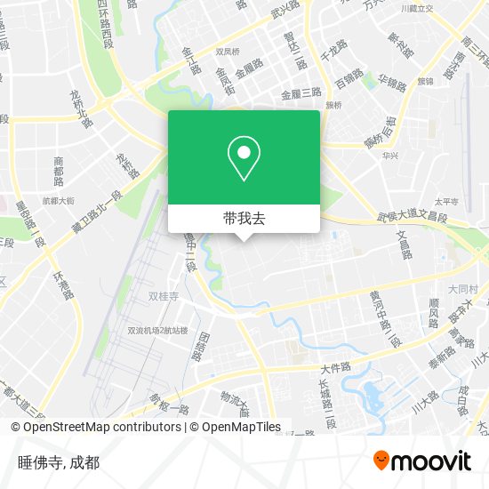 睡佛寺地图