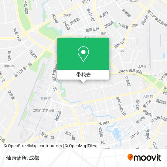 灿康诊所地图