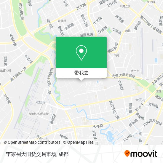 李家祠大旧货交易市场地图