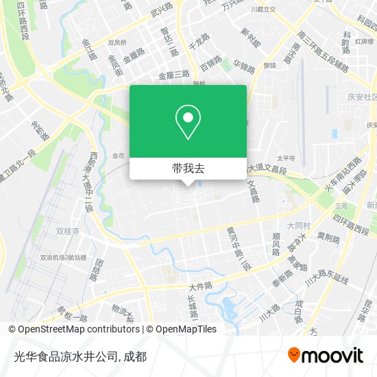 光华食品凉水井公司地图