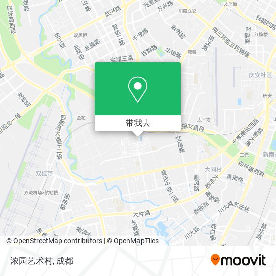 浓园艺术村地图
