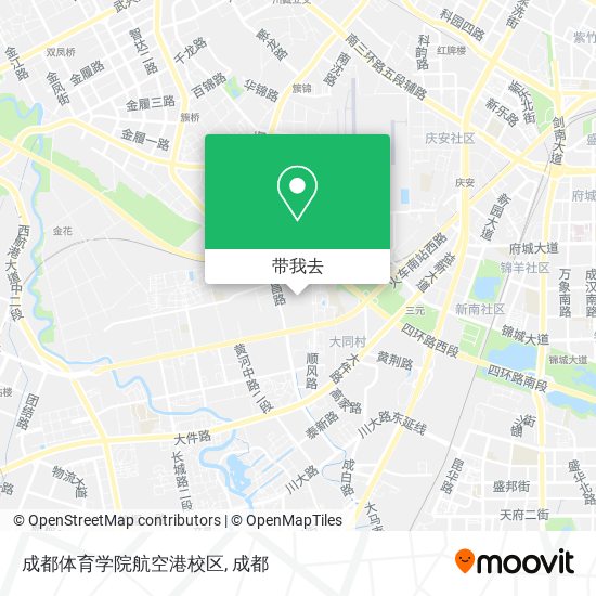成都体育学院航空港校区地图