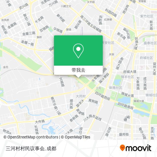 三河村村民议事会地图