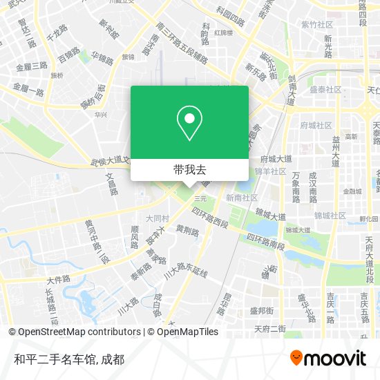 和平二手名车馆地图