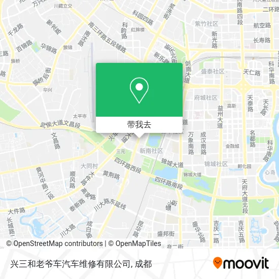 兴三和老爷车汽车维修有限公司地图