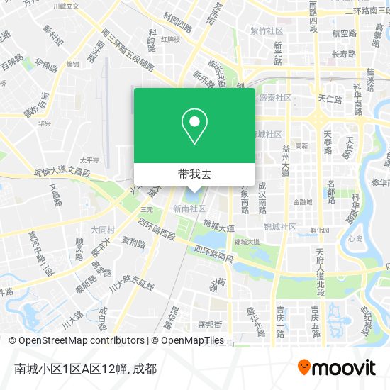 南城小区1区A区12幢地图