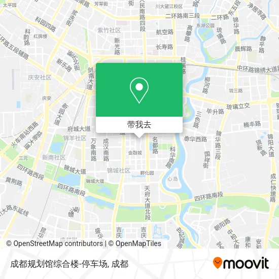 成都规划馆综合楼-停车场地图