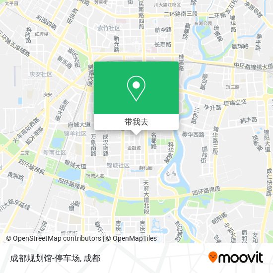 成都规划馆-停车场地图