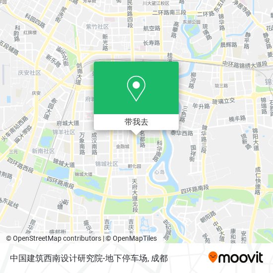 中国建筑西南设计研究院-地下停车场地图