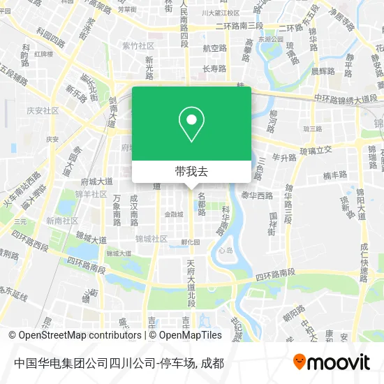 中国华电集团公司四川公司-停车场地图