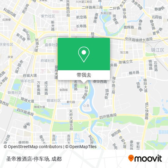圣帝雅酒店-停车场地图